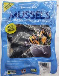 LIVE SPRING BAY MUSSELS 1KG POT READY